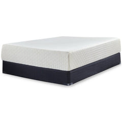 Chime 12 Inch Memory Foam Queen Mattress in a Box with Better than a Boxspring Queen Foundation - furniture place usa