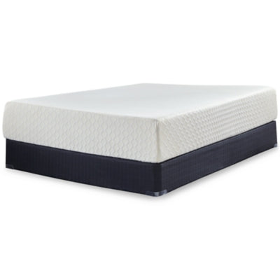 Chime 12 Inch Memory Foam Queen Mattress in a Box with Adjustable Head Queen Base - furniture place usa