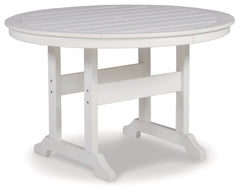 Crescent Luxe Outdoor Dining Table and 4 Chairs - PKG013809 - furniture place usa