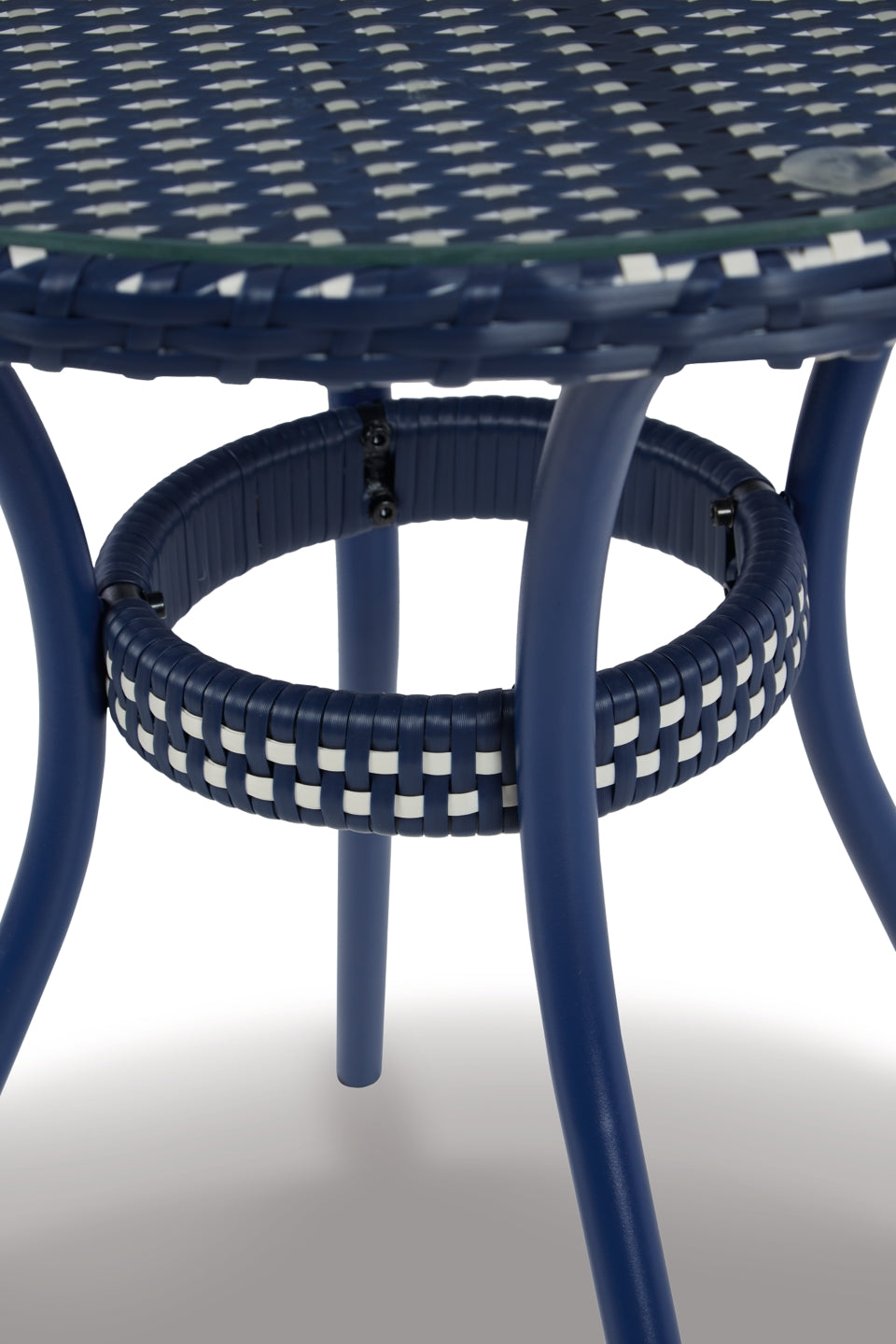 Odyssey Blue Outdoor Table and Chairs (Set of 3) - furniture place usa