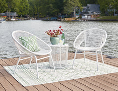 Mandarin Cape Outdoor Table and Chairs (Set of 3) - furniture place usa