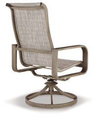 Beach Front Sling Swivel Chair (Set of 2) - furniture place usa