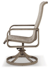 Beach Front Sling Swivel Chair (Set of 2) - furniture place usa