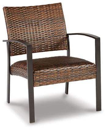 Zariyah Outdoor Love/Chairs/Table Set (Set of 4) - furniture place usa