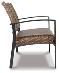 Zariyah Outdoor Love/Chairs/Table Set (Set of 4) - furniture place usa