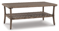 Clear Ridge Outdoor Loveseat with Coffee Table - furniture place usa