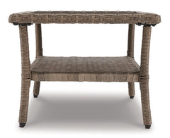 Clear Ridge Outdoor Loveseat with Coffee Table - furniture place usa