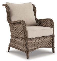 Clear Ridge Outdoor Loveseat and 2 Chairs with Coffee Table - furniture place usa