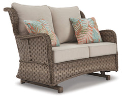 Clear Ridge Outdoor Loveseat with Coffee Table - furniture place usa