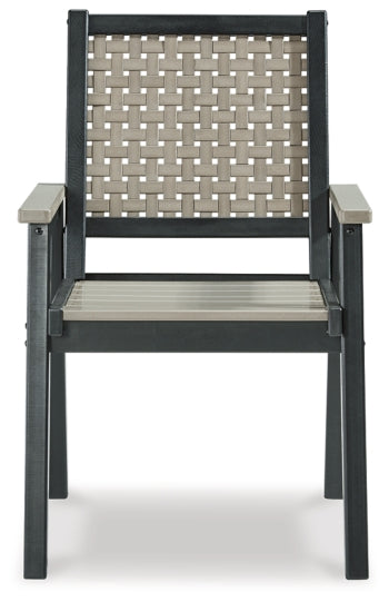 Mount Valley Arm Chair (set Of 2) - furniture place usa