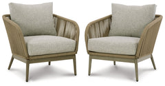 Swiss Valley Lounge Chair with Cushion (Set of 2) - furniture place usa
