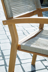 Janiyah Outdoor Dining Table and 4 Chairs - PKG013835 - furniture place usa