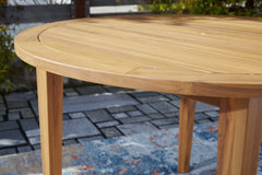 Janiyah Outdoor Dining Table and 4 Chairs - PKG013835 - furniture place usa