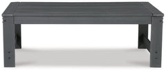 Amora Outdoor Loveseat with Coffee Table - furniture place usa