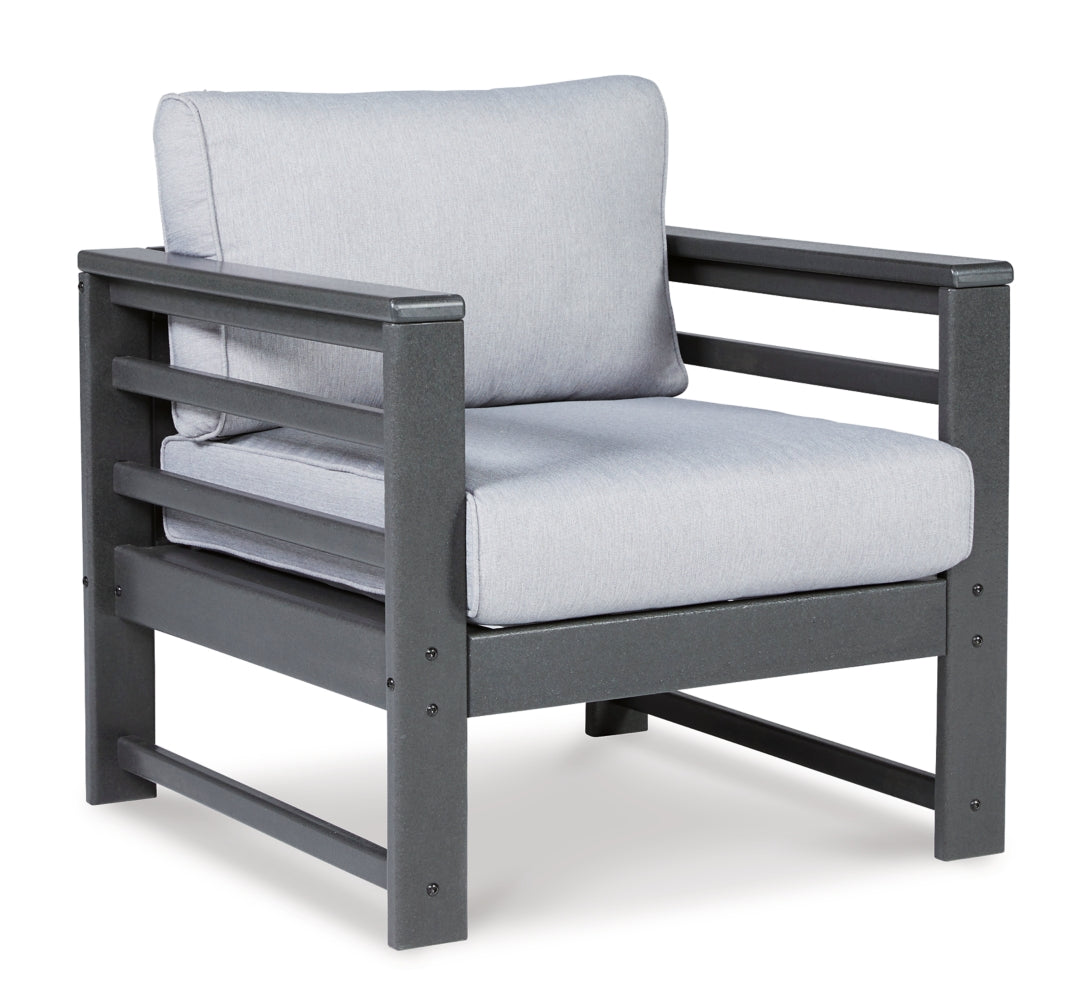Amora Outdoor Sofa, Loveseat and 2 Lounge Chairs with Coffee Table and End Table - furniture place usa