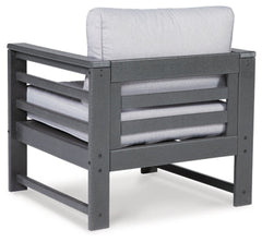 Amora Outdoor Lounge Chair with Cushion (Set of 2) - furniture place usa