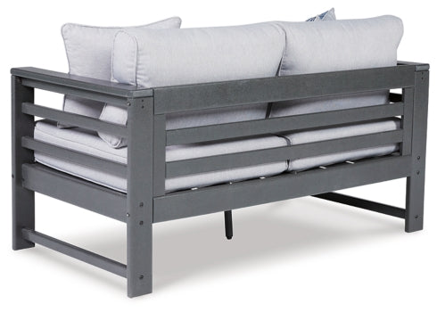 Amora Outdoor Loveseat with Cushion - furniture place usa