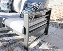 Amora Outdoor Loveseat with Cushion - furniture place usa