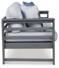Amora Outdoor Loveseat with Cushion - furniture place usa