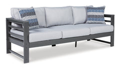 Amora Outdoor Sofa, Loveseat and 2 Lounge Chairs with Coffee Table and 2 End Tables - furniture place usa