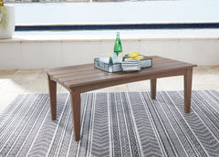 Emmeline Outdoor Sofa with Coffee Table - furniture place usa