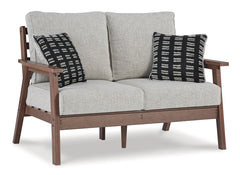 Emmeline Outdoor Sofa and Loveseat with Coffee Table - furniture place usa