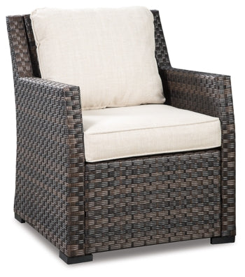 Easy Isle 3-Piece Outdoor Sectional with Chair and Coffee Table - furniture place usa