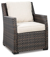 Easy Isle 3-Piece Outdoor Sectional with Chair and Coffee Table - furniture place usa