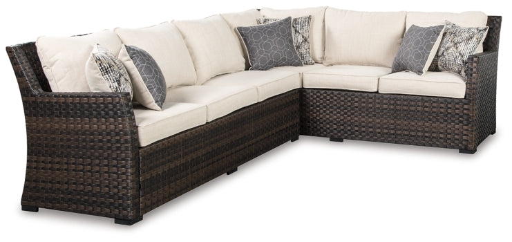 Easy Isle 3-Piece Sofa Sectional/Chair with Cushion - furniture place usa