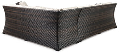 Easy Isle 3-Piece Sofa Sectional/Chair with Cushion - furniture place usa