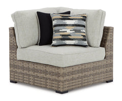 Calworth 5-Piece Outdoor Sectional with Ottoman - furniture place usa