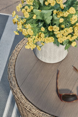 Danson Outdoor Coffee Table with 2 End Tables - furniture place usa