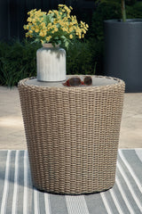 Danson Outdoor Coffee Table with 2 End Tables - furniture place usa