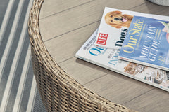 Danson Outdoor Coffee Table with 2 End Tables - furniture place usa