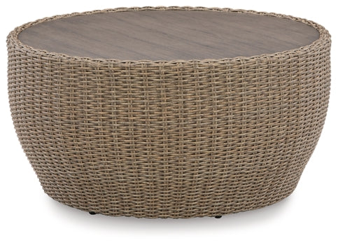 Danson Outdoor Coffee Table with 2 End Tables - furniture place usa