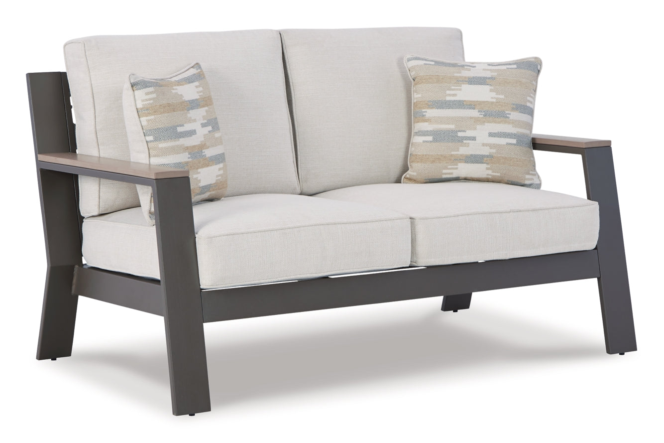 Tropicava Outdoor Sofa and Loveseat with Coffee Table - furniture place usa
