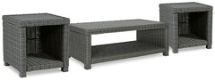 Elite Park Outdoor Coffee Table with 2 End Tables - furniture place usa