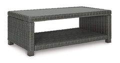 Elite Park Outdoor Sofa, 2 Lounge Chairs and Coffee Table - furniture place usa