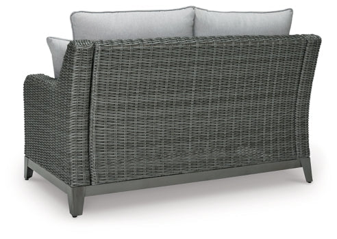 Elite Park Outdoor Loveseat with Cushion - furniture place usa