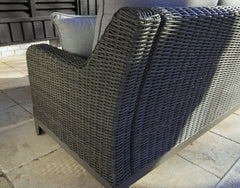 Elite Park Outdoor Loveseat with Cushion - furniture place usa