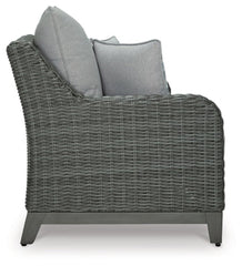 Elite Park Outdoor Loveseat with Cushion - furniture place usa