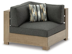 Citrine Park 4-Piece Outdoor Sectional with Ottoman - furniture place usa