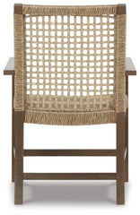 Germalia Outdoor Dining Arm Chair (Set of 2) - furniture place usa