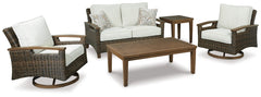 Paradise Trail Loveseat with Cushion - furniture place usa