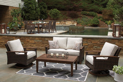 Paradise Trail Loveseat with Cushion - furniture place usa