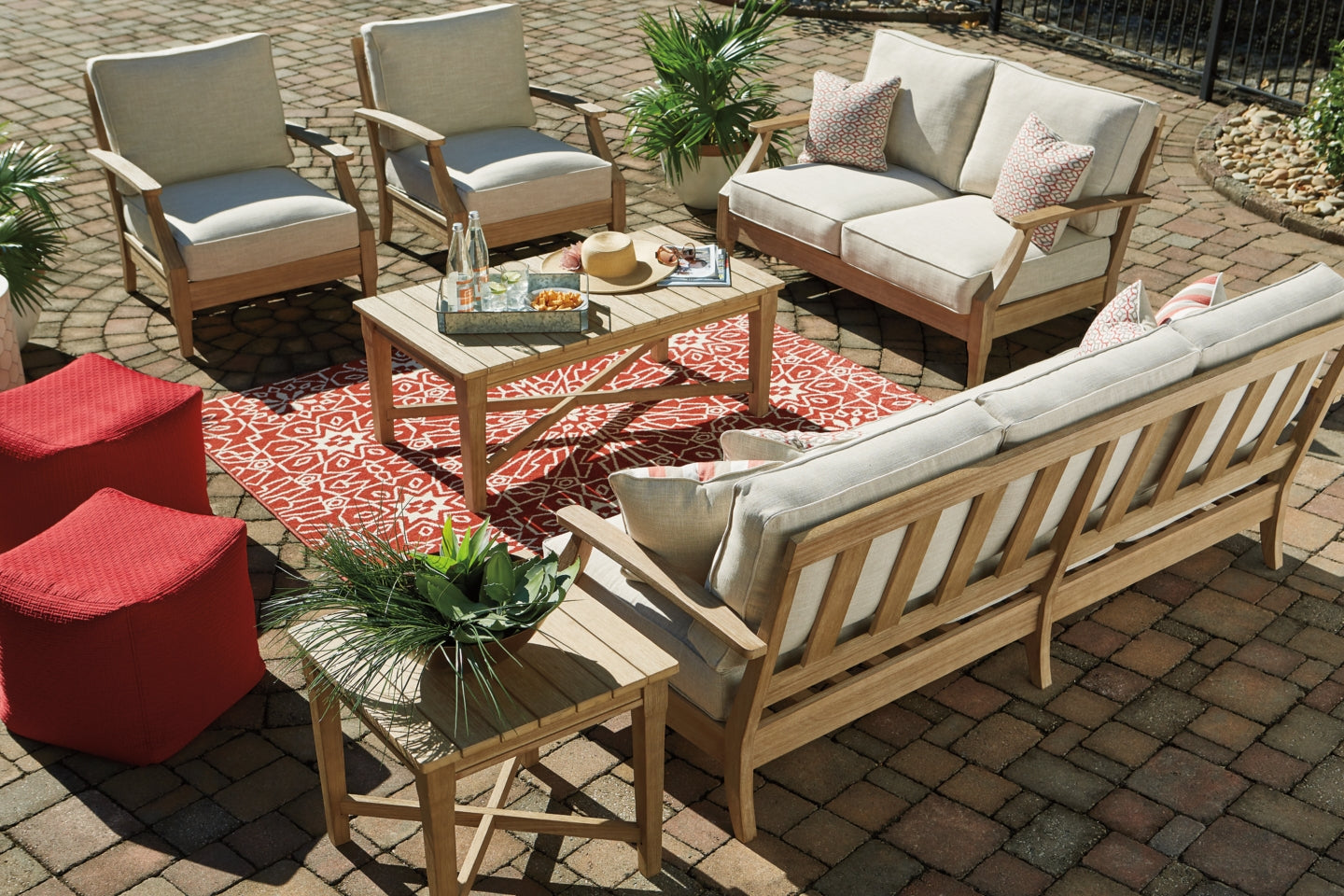 Clare View Sofa with Cushion - furniture place usa