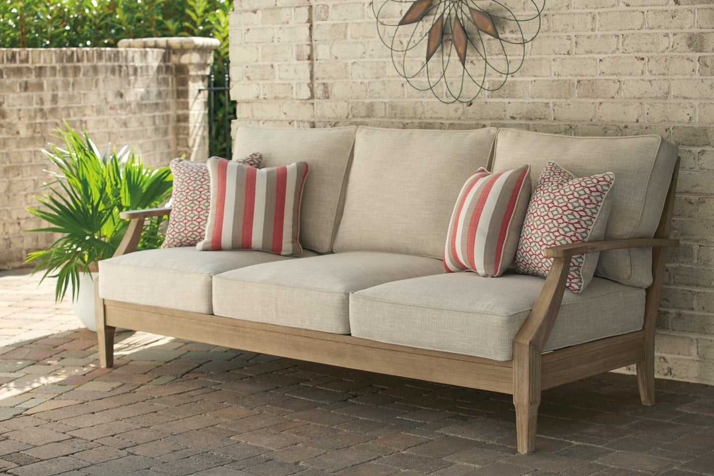 Clare View Sofa with Cushion - furniture place usa