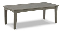 Visola Outdoor Loveseat with Coffee Table - furniture place usa