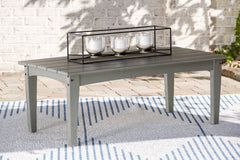 Visola Outdoor Loveseat with Coffee Table - furniture place usa