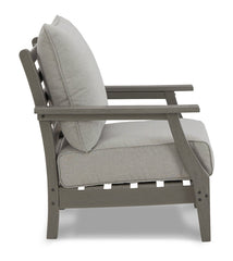 Visola Outdoor Loveseat, 2 Lounge Chairs and Coffee Table - furniture place usa